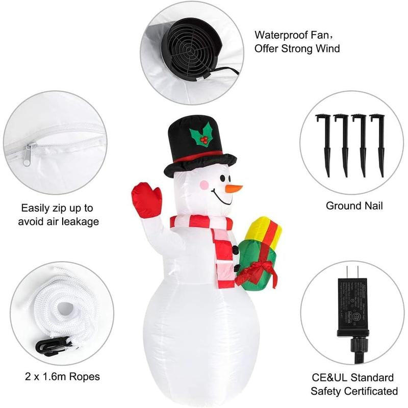 LED Inflatable Snowman 