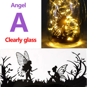 Solar Light Outdoor Fairy Lantern Hanging Glass Mason Jar Sun Garland Led Lamp for Tree Garden Fence Lawn Wedding Party Decor