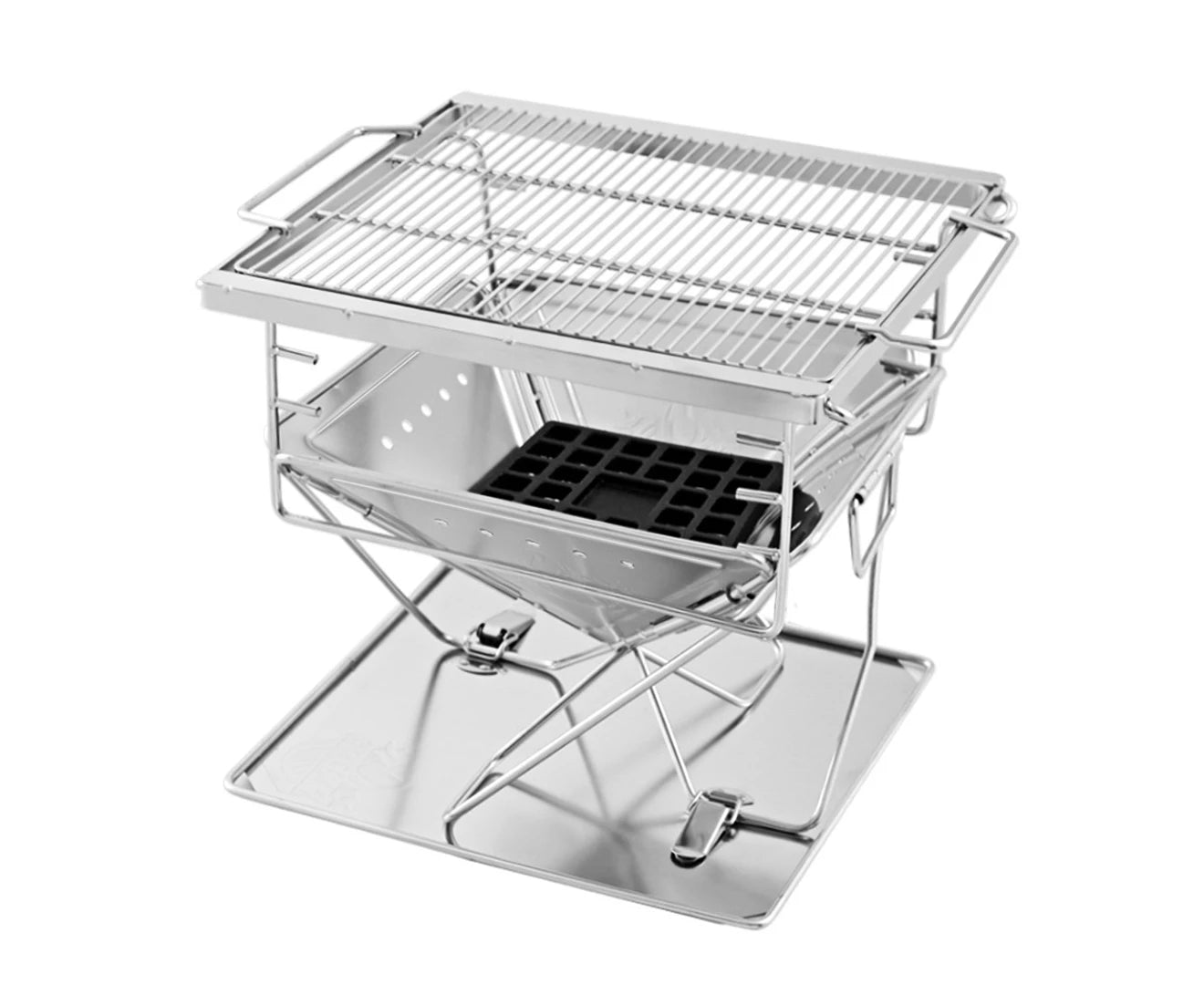 Fire Pit BBQ Grill with Carry Bag Camping